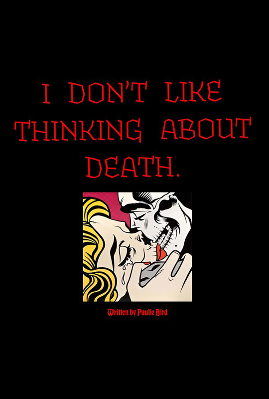 I Don't Like Thinking About Death poster Australian Film Festival OZIFF
